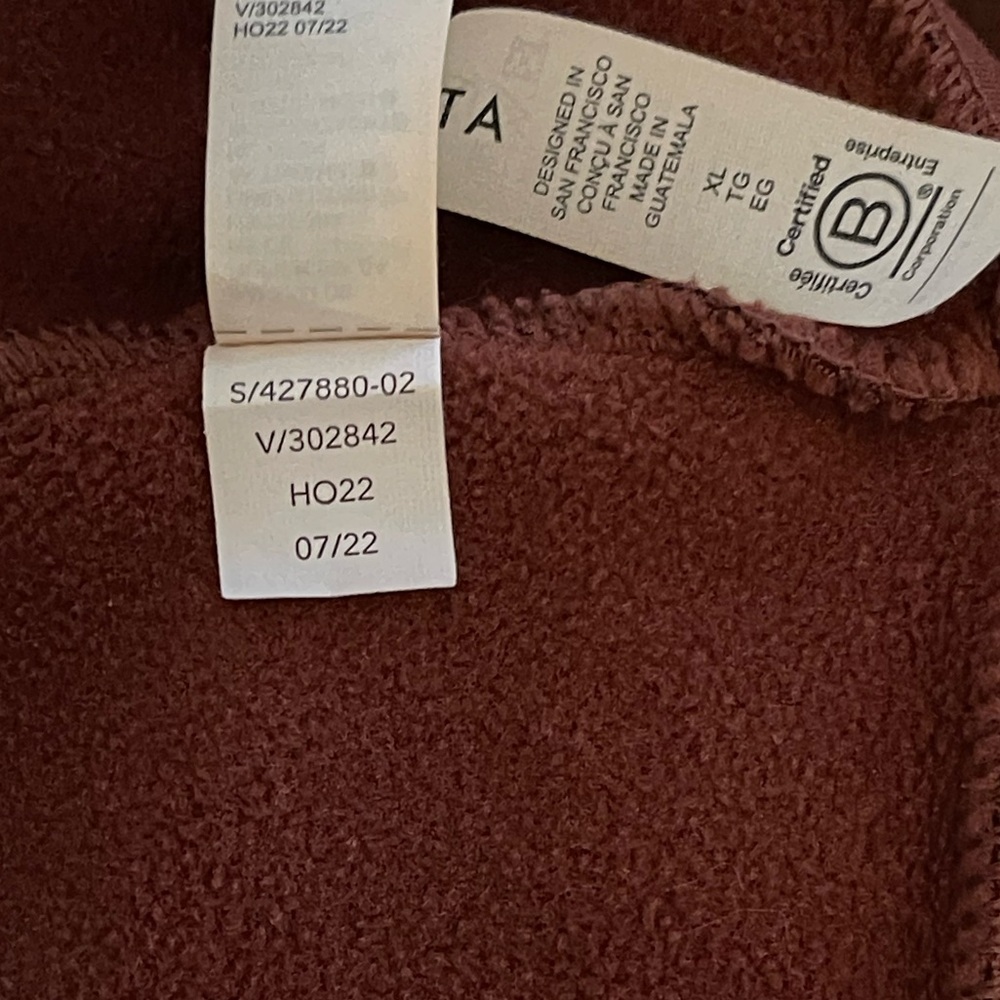 Athleta Half-Zip Pullover Sweatshirt in Brown - Picture 7 of 8